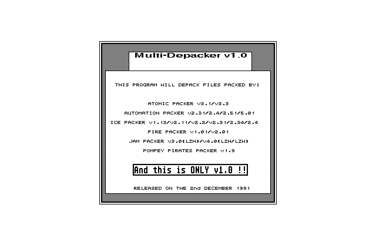 Multi-Depacker — screenshot 1